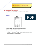 Rumus Praktis Matematika SD - 03 Perpangkatan Atau Kuadrat