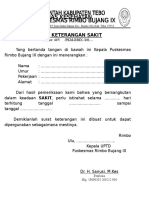 Surat Keterangan Sakit