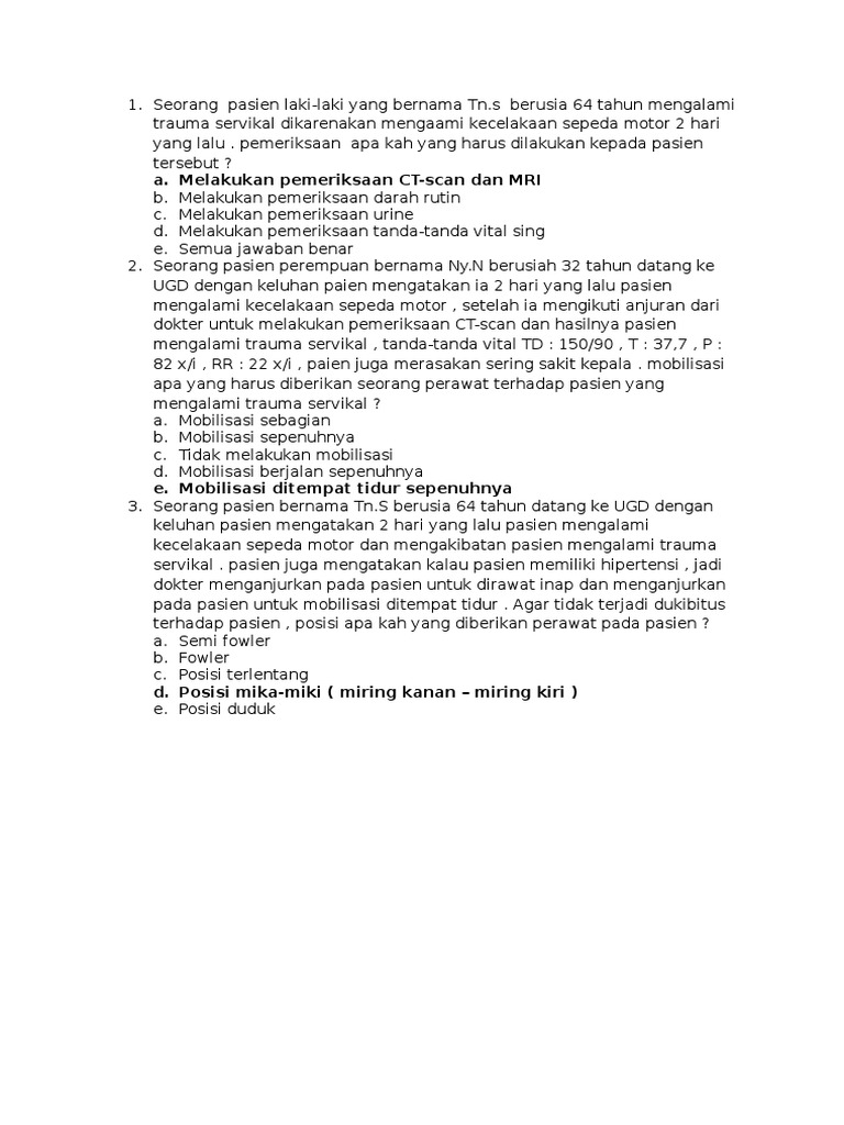 Contoh Soal Mobilisasi Kel.3