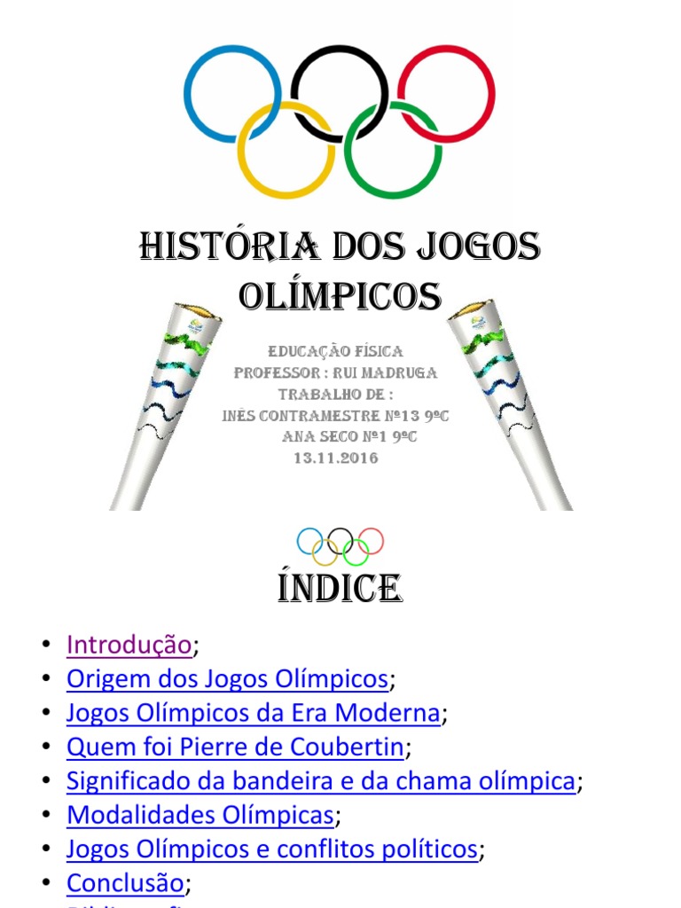 1. jogos olímpicos