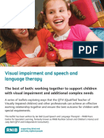 VI and Speech Therapy PDF