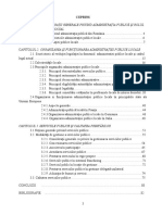 Administratia Publica Locala in Romania