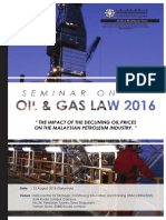 Seminar On Oil & Gas Law Brochure PDF
