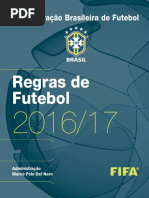 Regras de Futebol 2016/2017 - CBF