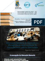 Portfólio 02 - Educação BancariaxEducação Libertadora