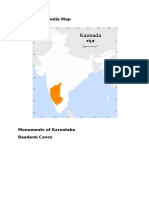 Karnataka in India Map