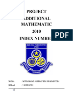 Project Add Math 2010 Index Number (Complete)