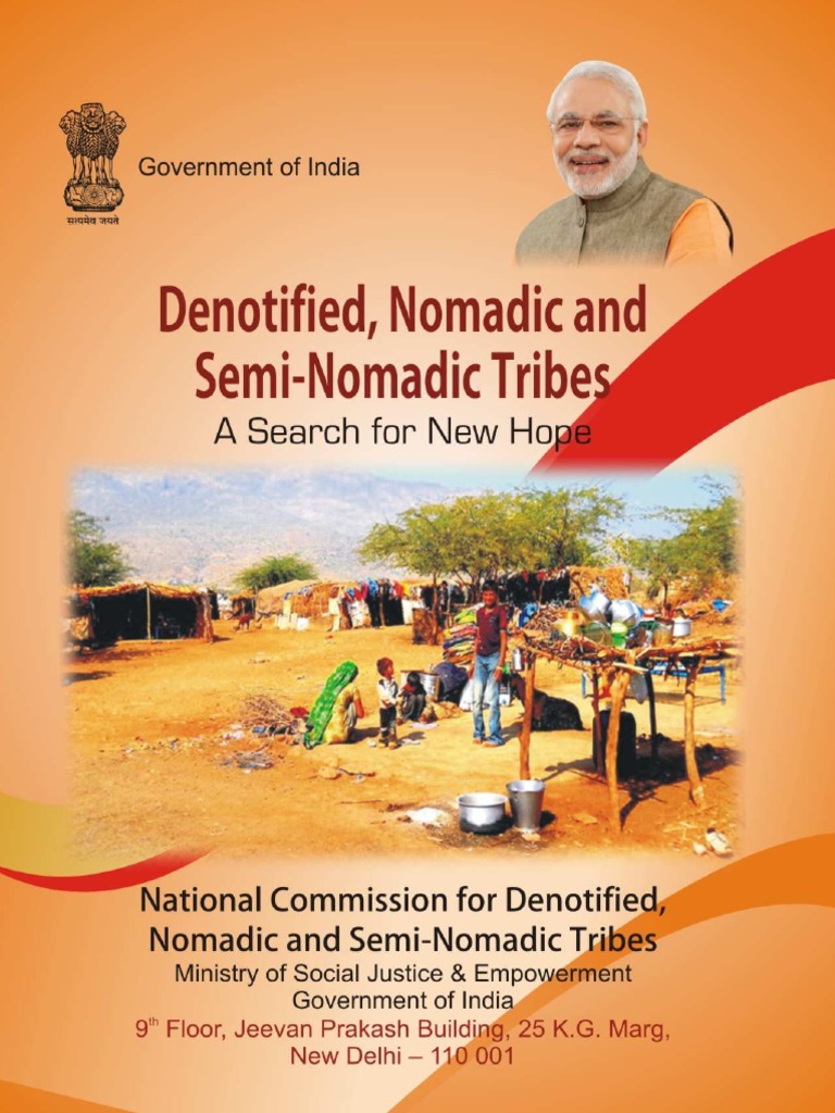 De Notified Nomadic and Semi Nomadic Tribes 1 | PDF