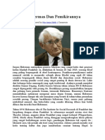 Jurgen Habermas Dan Pemikirannya