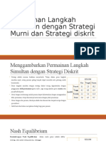 BAB 4 Permainan Langkah Simultan Dengan Strategi Murni Dan Strategi Diakrit