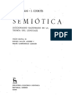 GREIMAS, A. J., Semiotica. Diccionario Razonado de La Teoria Del Lenguaje, Gredos, 1990 PDF