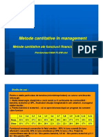 Metode Cantitative in Management 9-10