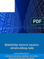 Statistika Merenje