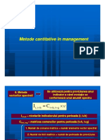 Metode Cantitative in Management 5