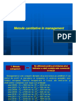 Metode Cantitative in Management 6