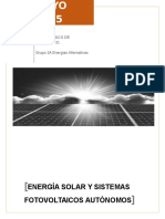 Historia de La Energía Solar