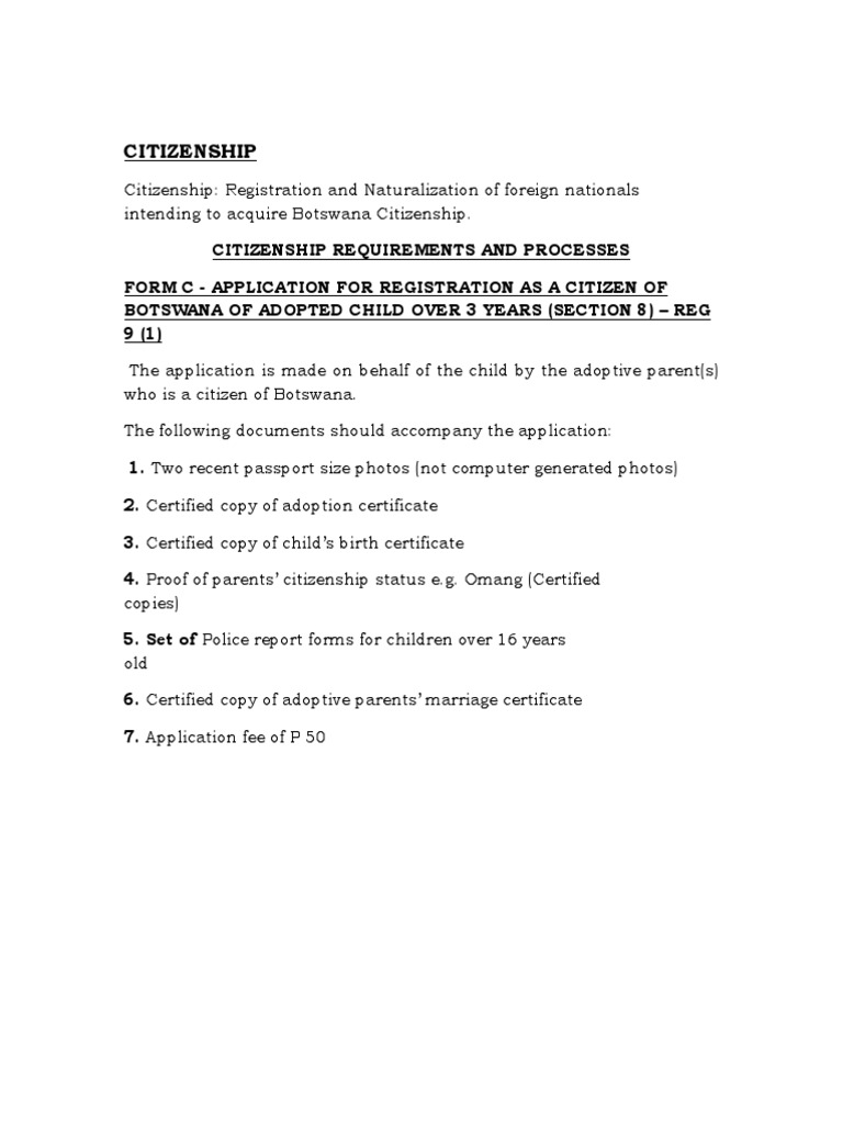 INSTRUCTION GUIDE CITIZENSHIP CERTIFICATE visual data 7