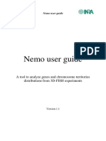 Nemo User Guide: A Tool To Analyze Genes and Chromosome Territories Distributions From 3D-FISH Experiments