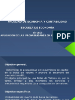 Aplicación de Las Probabilidades en Bolsa de Valores