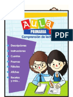 Portada y Contenido Del Fichero de Comprension Lectora