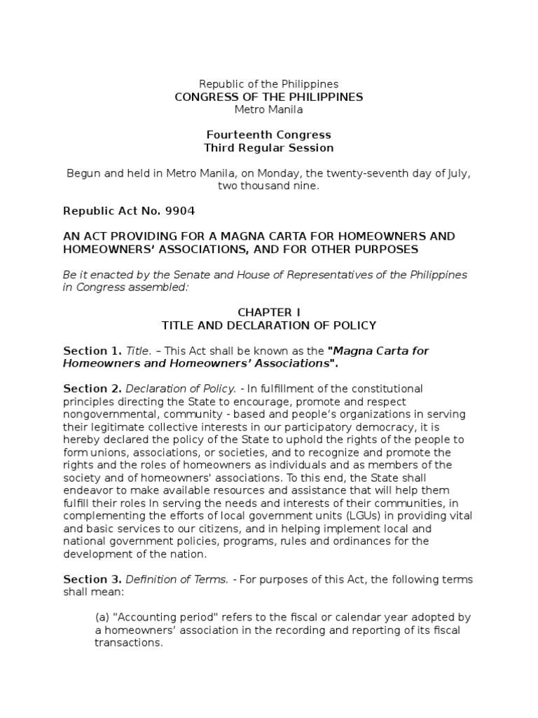 Homeowners Association Law Proxy Voting Board Of Directors