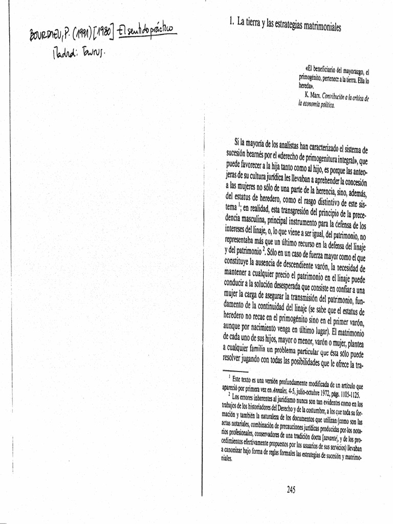 Bourdieu Razones Pr cticas 1991 PDF