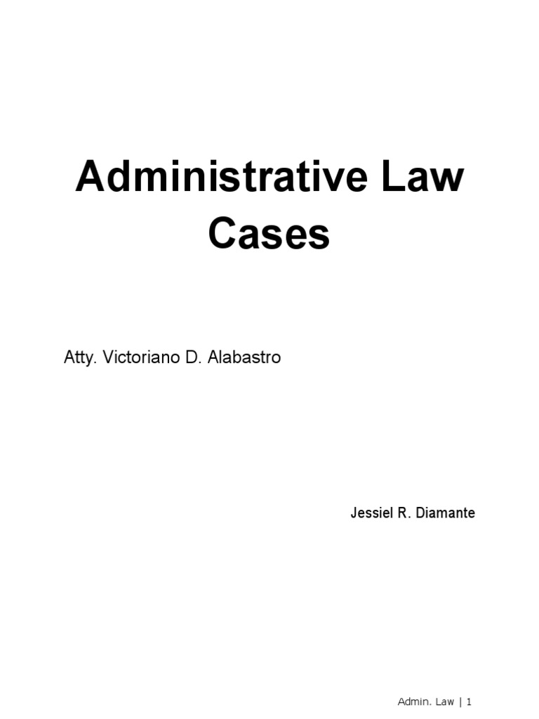 Admin Law - Cases Set 1 - Full Text | PDF | Internal Revenue Service ...