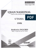 Soal UN SMK 2014-2015 Bahasa Inggris C PDF