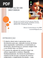Gestão de Projetos Sociais - Captaçao