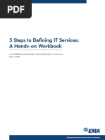 5 Steps To Defining IT Services - A Hands On Workbook