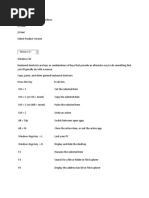 Keyboard Shortcuts in Windows (1)