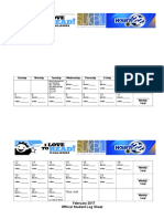 ILR Log Sheet 2017