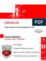 Why Should Customers Upgrade To ORACLE Server 11g Release 2