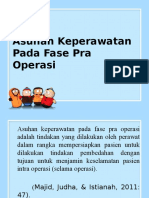 Asuhan Keperawatan Pada Fase Pra Operasi