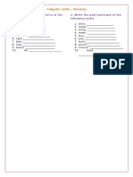 1 Irregular Verbs Exercise