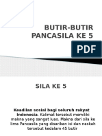 Butir-Butir Pancasila Ke 5