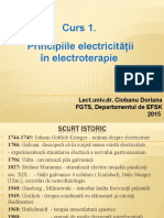 Curs 1. Principii Ale Electricității În Electroterapie