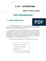 Literatura - Aula 19 - Pré-Modernismo - Brasil