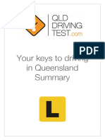 QLD Driving Test Your Keys To Driving in Queensland Summary