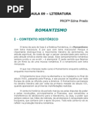 Literatura - Aula 09 - Romantismo