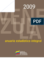ANUARIO ESTADÍSTICO INTEGRAL 2009-Minci-web