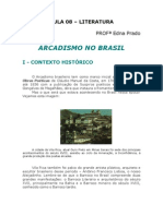 Literatura - Aula 08 - Arcadismo no Brasil