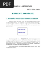 Literatura - Aula 06 - Barroco no Brasil