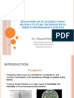 Diagnosis of Fungemia in Immunosuppressed Patients Using Blood Culture Techniques
