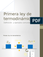 Primera Ley de Termodinámica