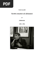 Paolo Lucarelli - Scritti Ermetici Ed Alchemici Per Abstracta