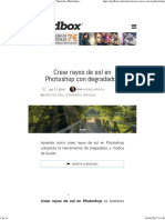Crear Rayos de Sol en Photoshop Con Degradados - Tutoriales Photoshop en Español