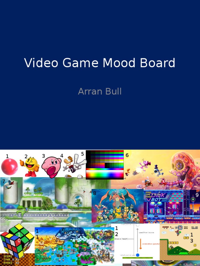 Mood Board Video Games Video Game Development Companies