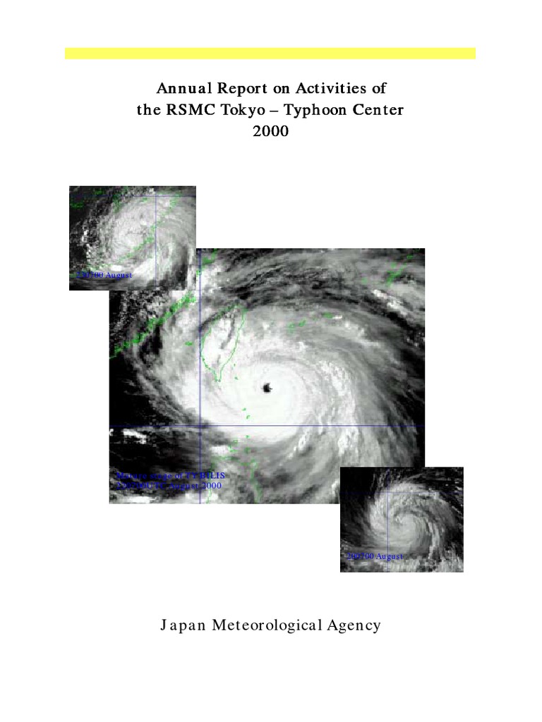 Annual Report On Activities of RMSC - Typhoon Center | PDF