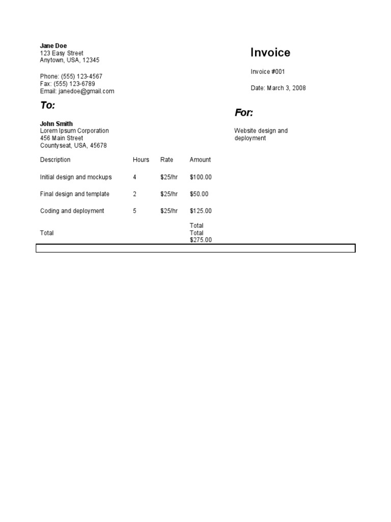 Original Mobile Bill Format | PDF